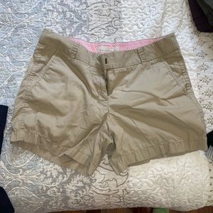 J. Crew 4” Chino Shorts Tan